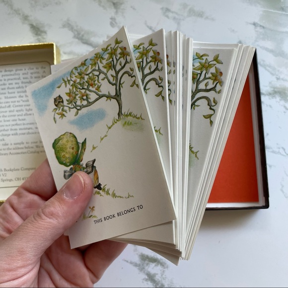 Vintage Bookplates in box - Picture 3 of 4